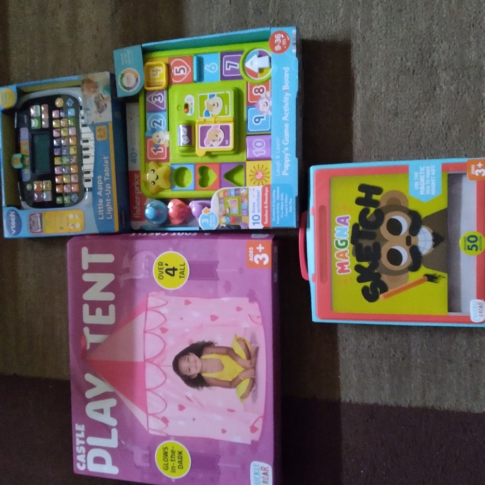 New baby learning toys n small tent